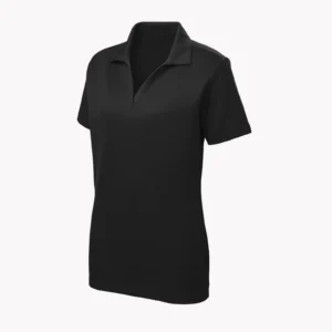 Camisa polo feminina Dri-Equip manga curta