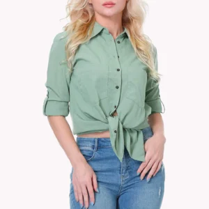Camisa de Amarrar Zoe Várias Cores