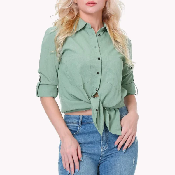 Camisa de Amarrar Zoe Várias Cores