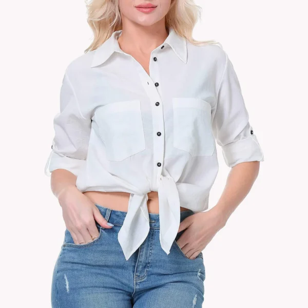Camisa de Amarrar Zoe Várias Cores - Imagem 3