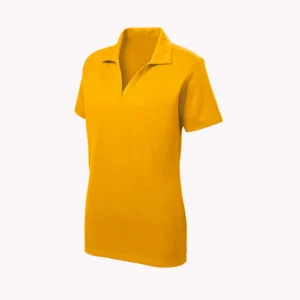 Camisa polo feminina Dri-Equip manga curta Racer